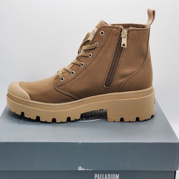 Original Palladium Pallabase Twill Boots Sz9 Womens New - Picture 2 of 7